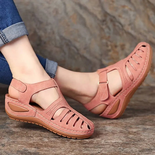 Summer Platform Wedge Sandals - Plus Size