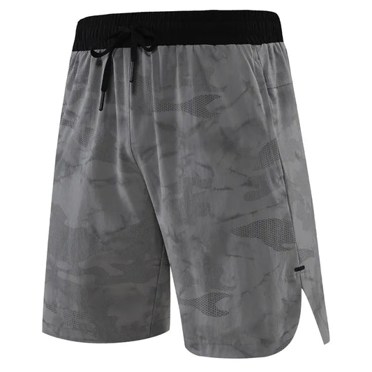 Quick Dry Camo Fitness Shorts for Men