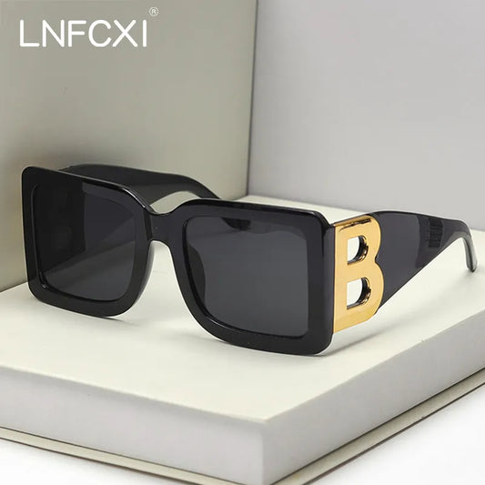 Letter B Square Sunglasses