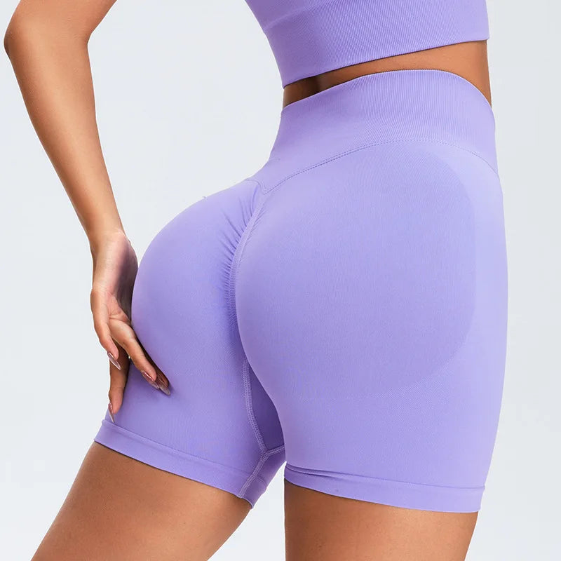 Seamless Scrunch Butt Yoga Shorts